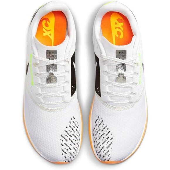 Nike Mens Zoom Rival XC Track Spikes Cleats DX7999-100 White Orange Size 11.5 - Picture 4 of 8